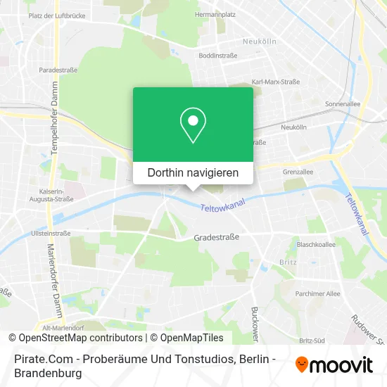 Pirate.Com - Proberäume Und Tonstudios Karte