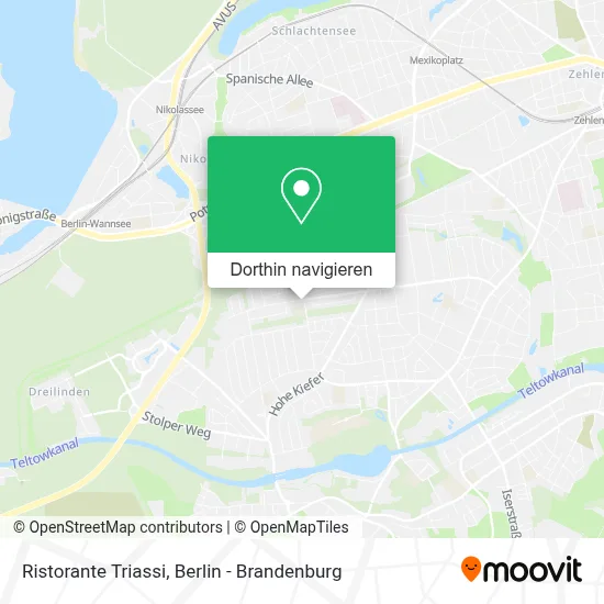 Ristorante Triassi Karte