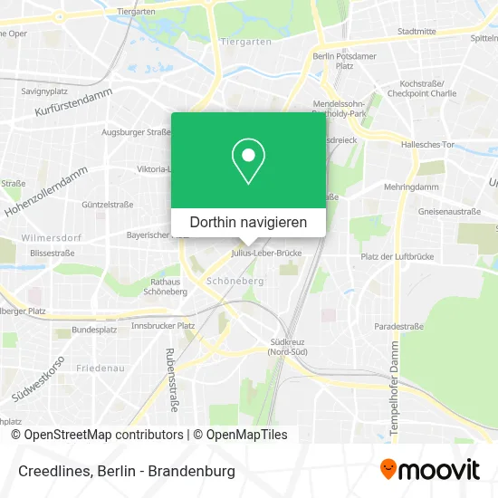 Creedlines Karte