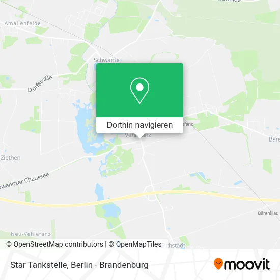 Star Tankstelle Karte