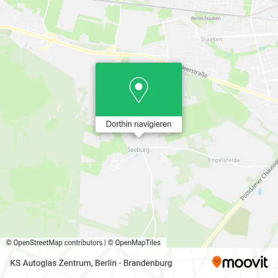 KS Autoglas Zentrum Karte