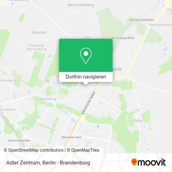 Adler Zentrum Karte