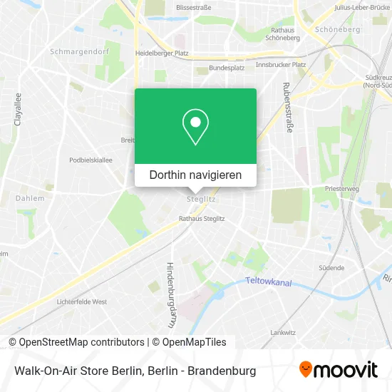 Walk-On-Air Store Berlin Karte