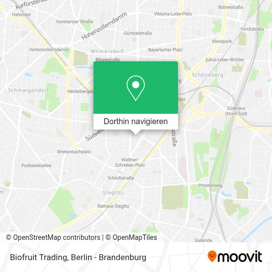 Biofruit Trading Karte