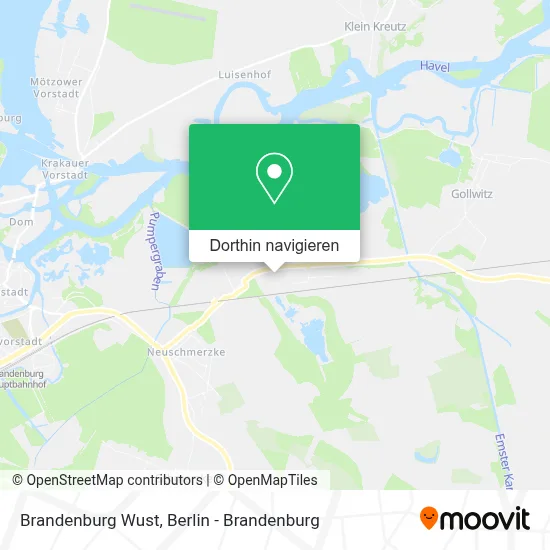 Brandenburg Wust Karte