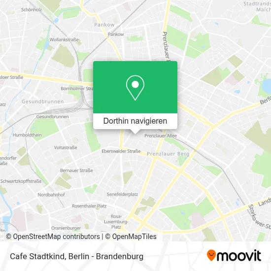 Cafe Stadtkind Karte