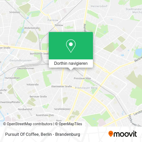 Pursuit Of Coffee Karte