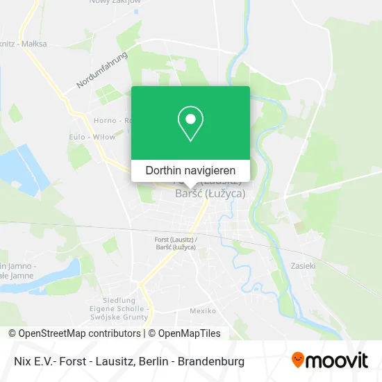 Nix E.V.- Forst - Lausitz Karte