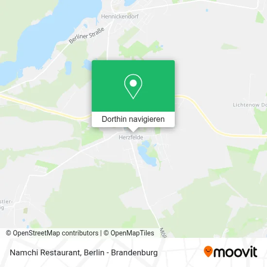 Namchi Restaurant Karte