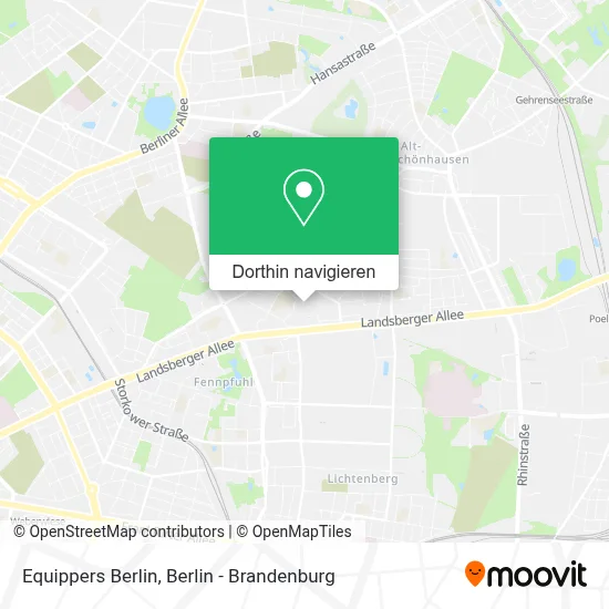 Equippers Berlin Karte