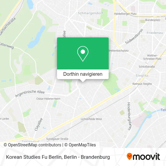 Korean Studies Fu Berlin Karte