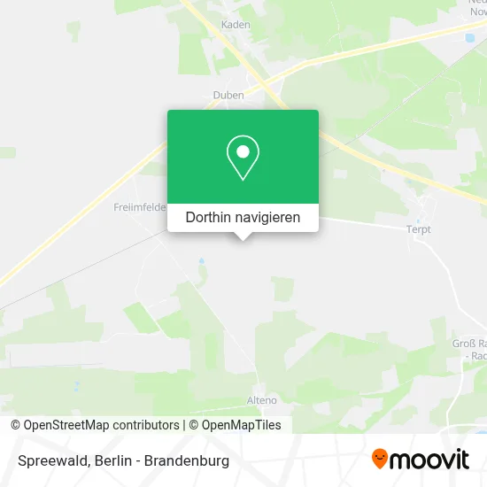 Spreewald Karte