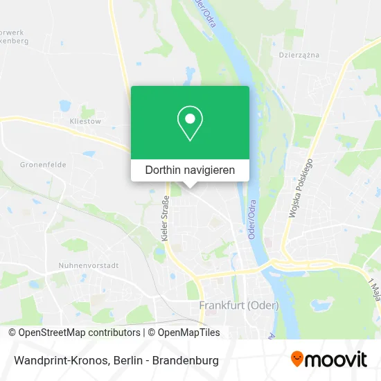 Wandprint-Kronos Karte