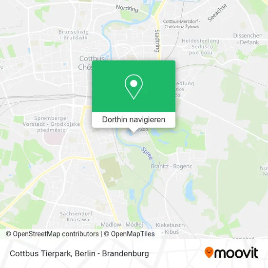 Cottbus Tierpark Karte