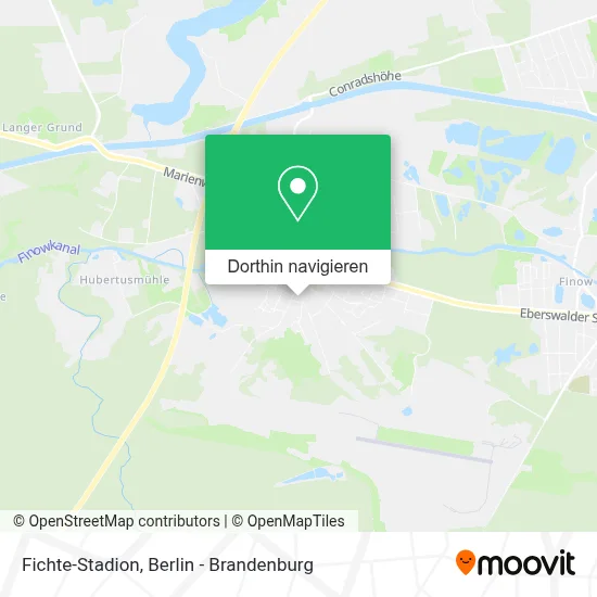 Fichte-Stadion Karte