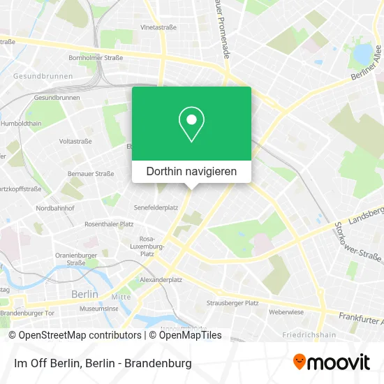 Im Off Berlin Karte