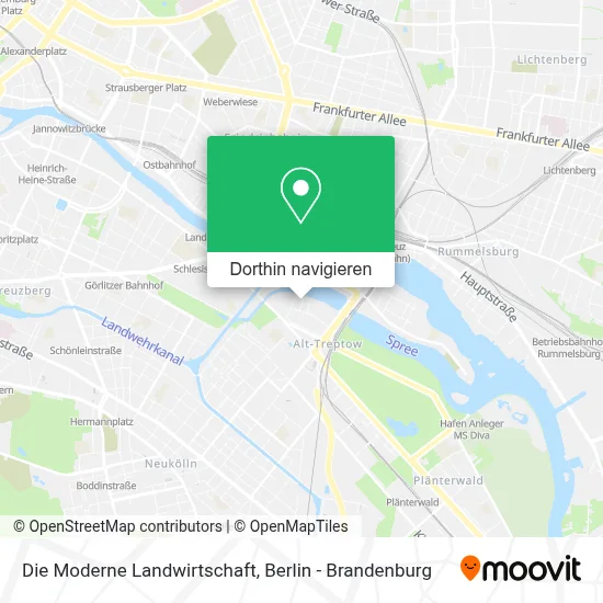 Die Moderne Landwirtschaft Karte