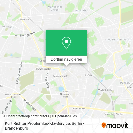 Kurt Richter Problemlos-Kfz-Service Karte
