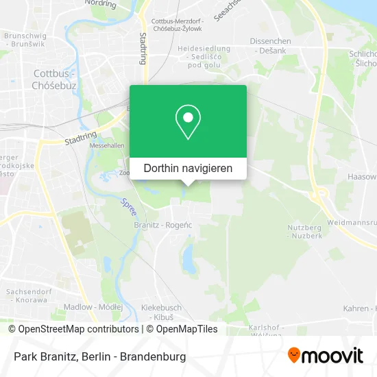 Park Branitz Karte