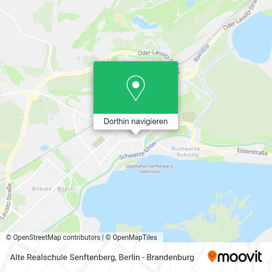 Alte Realschule Senftenberg Karte