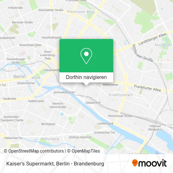 Kaiser's Supermarkt Karte