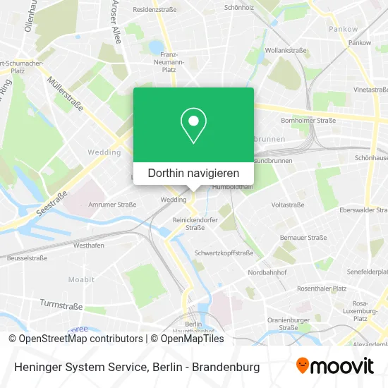 Heninger System Service Karte