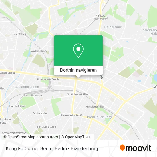 Kung Fu Corner Berlin Karte