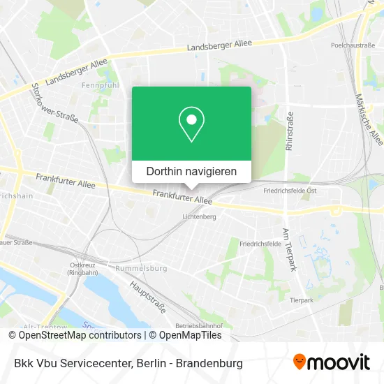 Bkk Vbu Servicecenter Karte