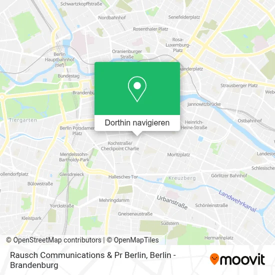 Rausch Communications & Pr Berlin Karte
