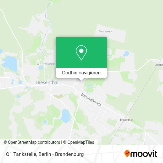 Q1 Tankstelle Karte