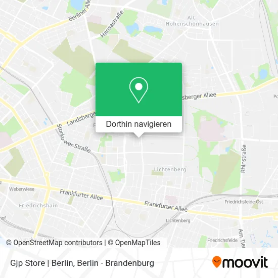Gjp Store | Berlin Karte