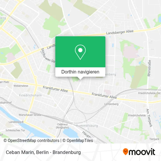 Ceban Marin Karte
