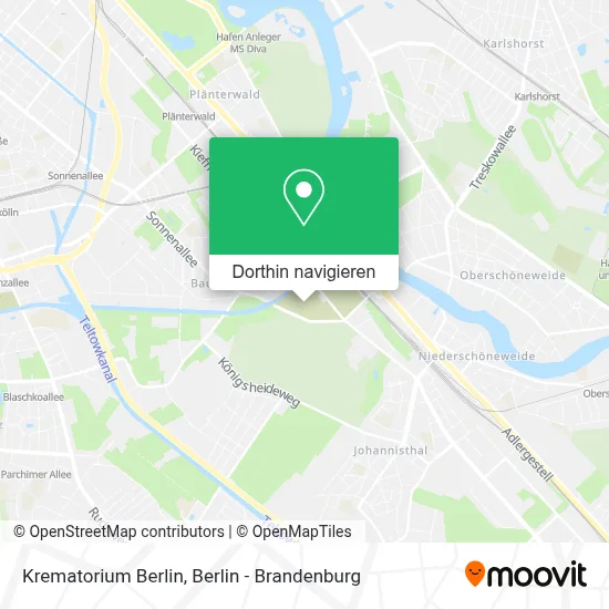 Krematorium Berlin Karte
