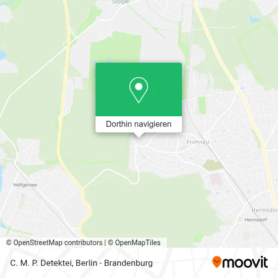 C. M. P. Detektei Karte