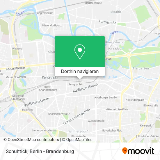 Schuhtick Karte