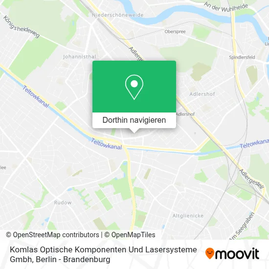 Komlas Optische Komponenten Und Lasersysteme Gmbh Karte