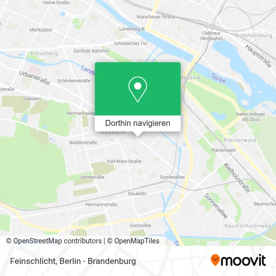 Feinschlicht Karte