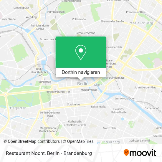 Restaurant Nocht Karte