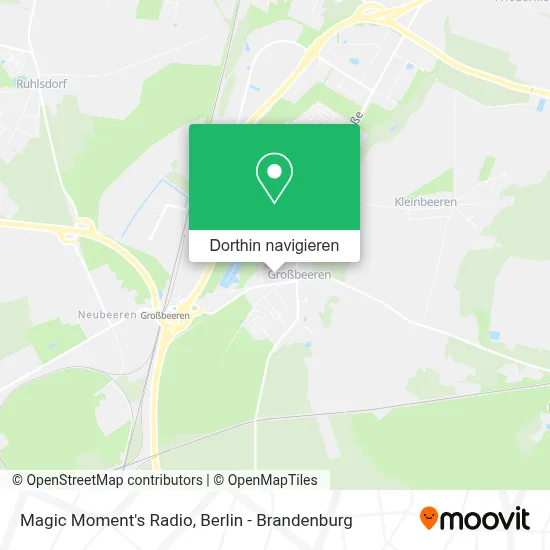 Magic Moment's Radio Karte