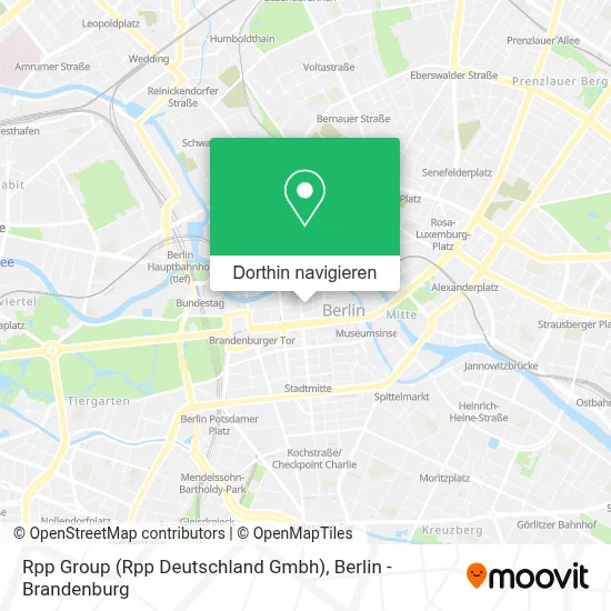 Rpp Group (Rpp Deutschland Gmbh) Karte