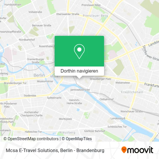 Mcsa E-Travel Solutions Karte