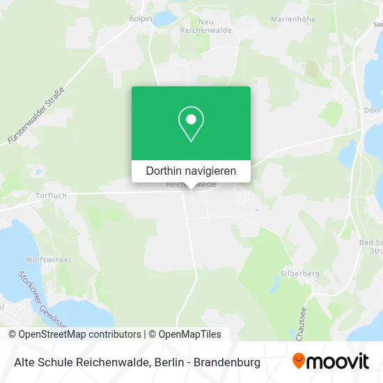 Alte Schule Reichenwalde Karte