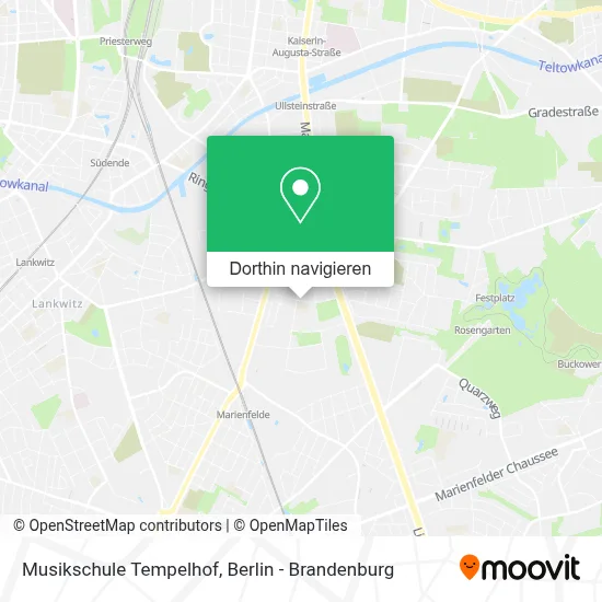 Musikschule Tempelhof Karte
