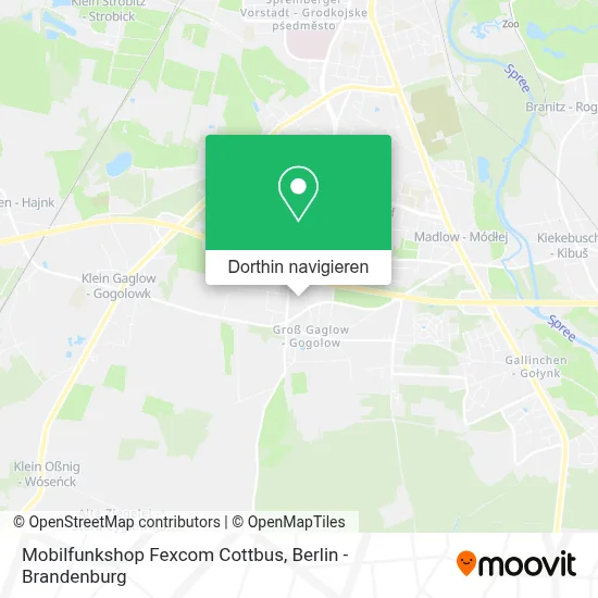 Mobilfunkshop Fexcom Cottbus Karte