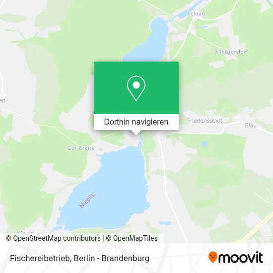 Fischereibetrieb Karte