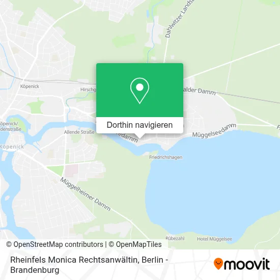 Rheinfels Monica Rechtsanwältin Karte
