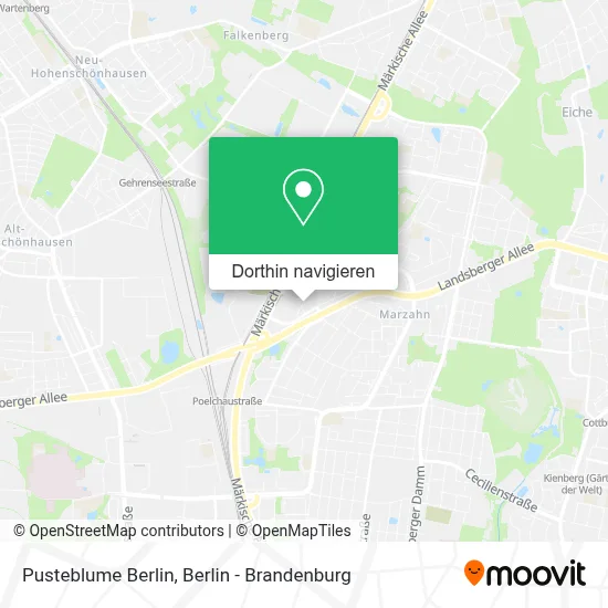 Pusteblume Berlin Karte