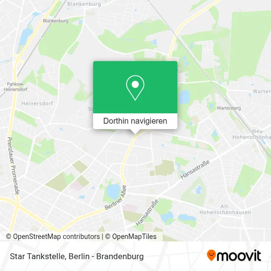 Star Tankstelle Karte