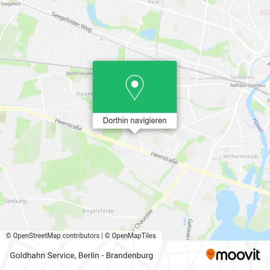Goldhahn Service Karte