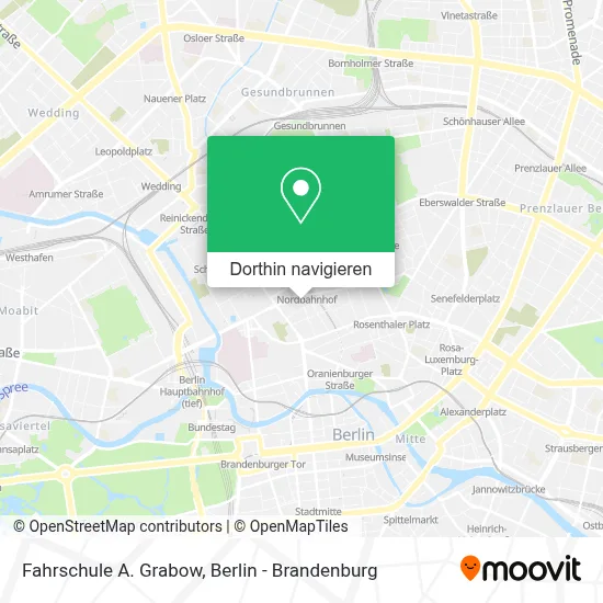 Fahrschule A. Grabow Karte